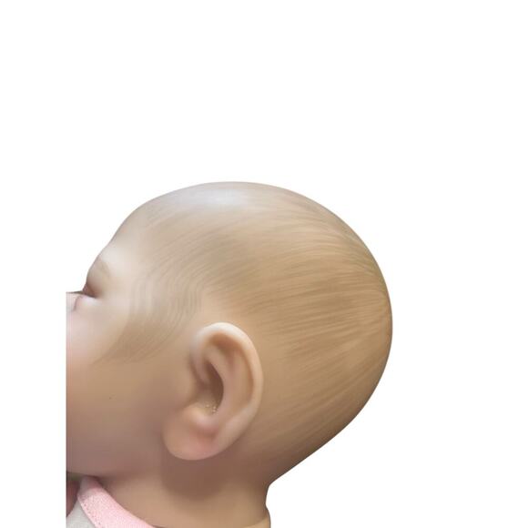 Reborn Baby Doll Sleeping smiling infant girl 16" - Picture 4 of 12